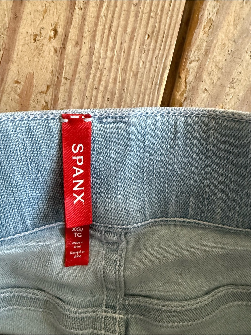 SPANX Light Blue Flare Jeans - Picture 4 of 4